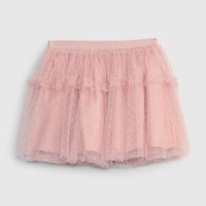 Gap Baby Pink Tiered Tulle Skirt Size 18-24M
